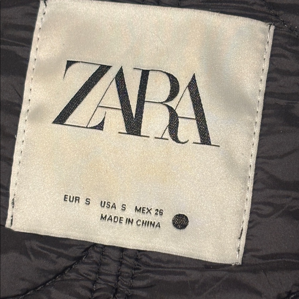 ZARA WATER REPELLENT PUFFER JACKET S - Picture 7 of 8